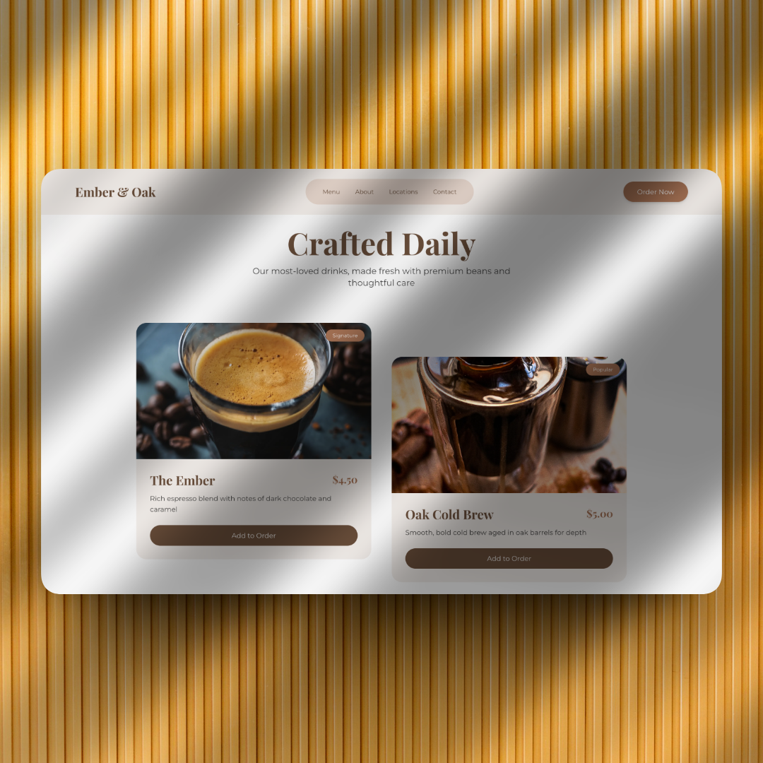 Booked & Brewed Coffee Shop - Screen 2